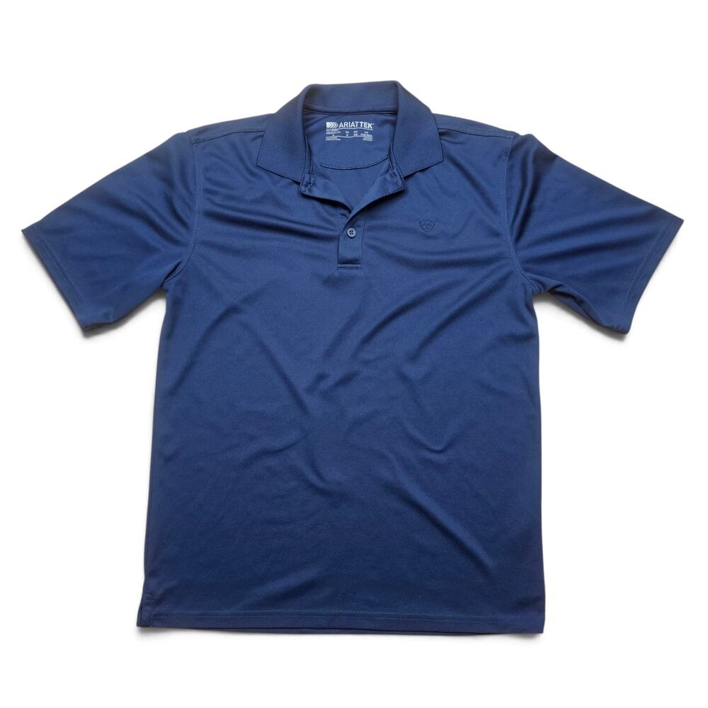 ARIAT AriatTEK Performance Polo Shirt Mens S Golf Everyday Western Cowboy Casual